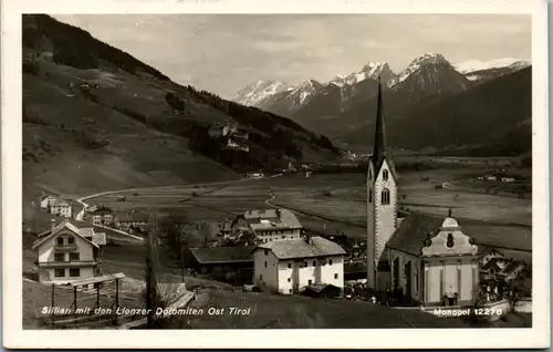 8596 - Tirol - Sillian mit den Lienzer Dolomiten - gelaufen 1932