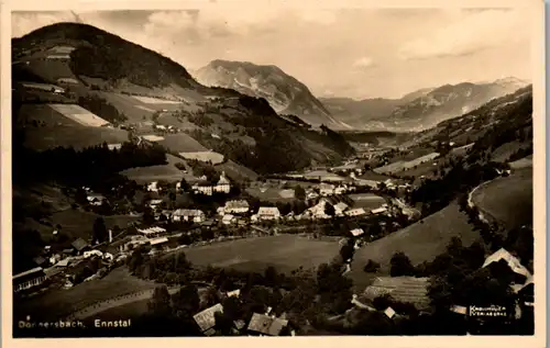 8598 - Steiermark - Donnersbach , Ennstal , Panorama - gelaufen 1932