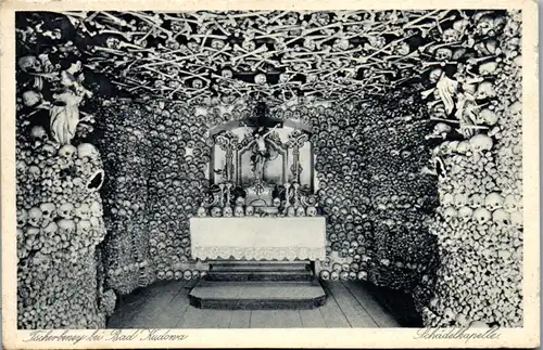 8607 - Polen - Bad Kudowa , Kudowa Zdroj , Schädelkapelle , Tscherbeney - nicht gelaufen