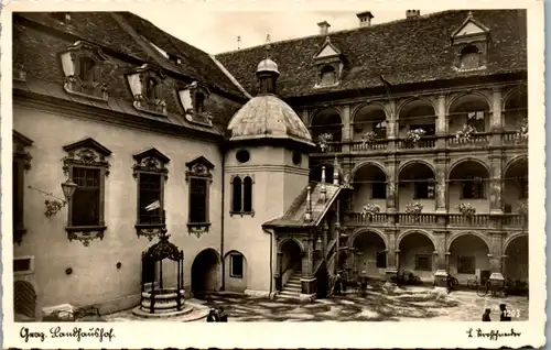 8610 - Steiermark - Graz , Landhaushof - nicht gelaufen 1940