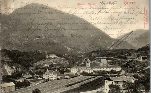 8624 - Italien - Brixen , Bressanone , Kloster Neustift - gelaufen 1905