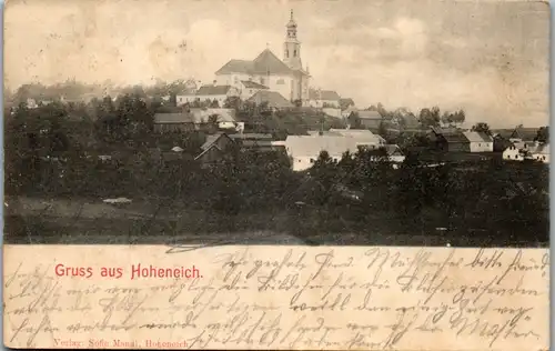 8625 - Niederösterreich - Hoheneich , Gruss aus , Panorama - gelaufen