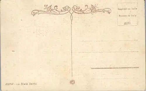 8636 - Italien - Roma , Rom , La Scala Santa - nicht gelaufen