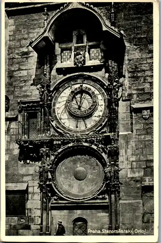 8656 - Tschechische Republik - Praha , Prag , Staromestsky Orloj , Rathaus Uhr - nicht gelaufen