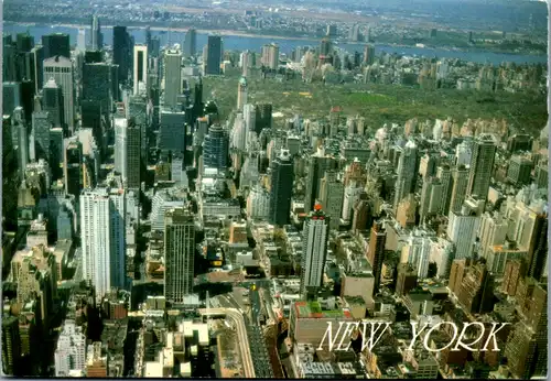 8670 - USA - New York , Skyline with Central Park - gelaufen 1995