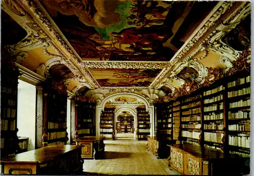 8679 - Oberösterreich - Kremsmünster , Stift , Bibliothek - gelaufen