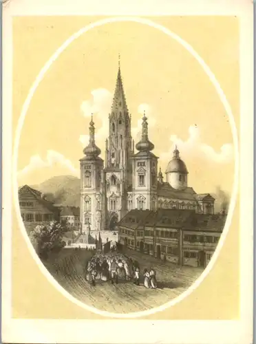 8695 - Steiermark - Mariazell , Gnadenkirche - nicht gelaufen