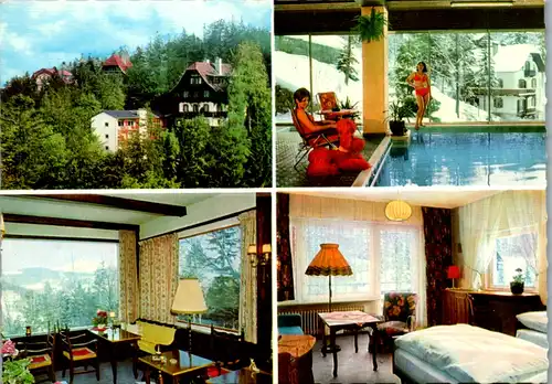 8713 - Niederösterreich - Semmering , Pension Alpenheim , Mehrbildkarte - nicht gelaufen