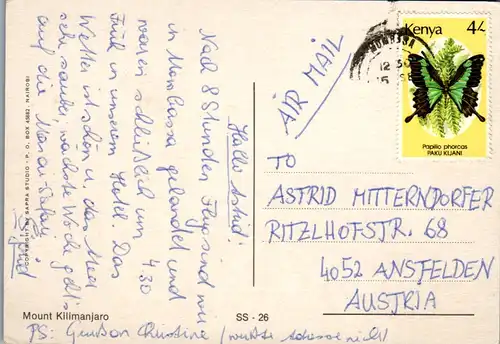 8720 - Kenya - Mount Kilimanjaro - gelaufen