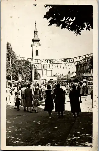 8753 - Wien - Kirtag auf der Mauer , Stempel - nicht gelaufen 1937