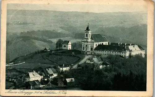 8798 - Niederösterreich - Maria Langegg , Panorama - gelaufen 1922