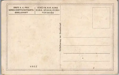 8804 - Künstlerkarte - Donau Dampfschifffahrts Gesellschaft , Vacz , signiert Rudolf Schmidt - nicht gelaufen