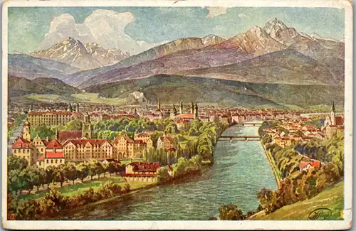 8846 - Künstlerkarte - Innsbruck , signiert - nicht gelaufen