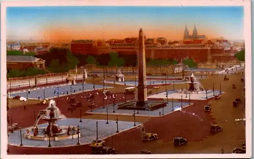 8857 - Frankreich - Paris , La Place de la Concorde - nicht gelaufen