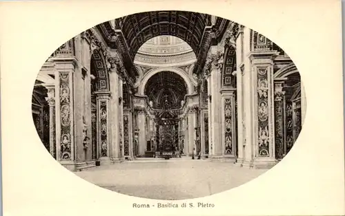 8878 - Italien - Roma , Rom , Basilica di S. Pietro - nicht gelaufen
