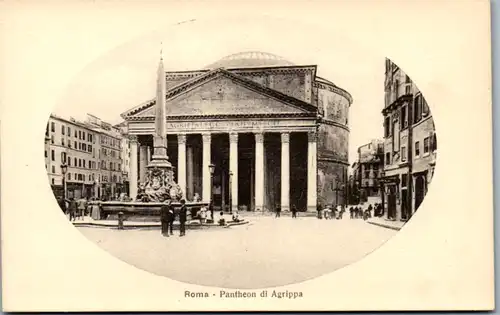 8879 - Italien - Roma , Rom , Pantheon di Agrippa - nicht gelaufen