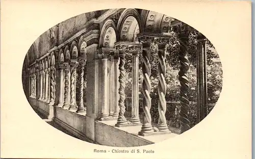 8882 - Italien - Roma , Rom , Chiostro de S. Paolo - nicht gelaufen