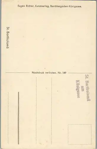 8890 - Deutschland - St. Bartholomä , Königssee - nicht gelaufen