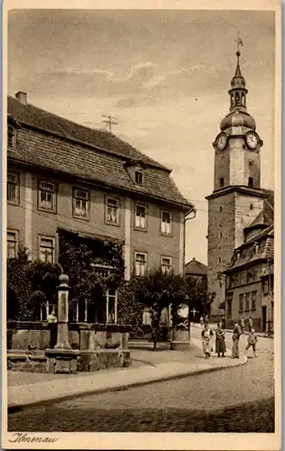 8903 - Deutschland - Ilmenau , Stadtkirche und Apotheke - nicht gelaufen 1933