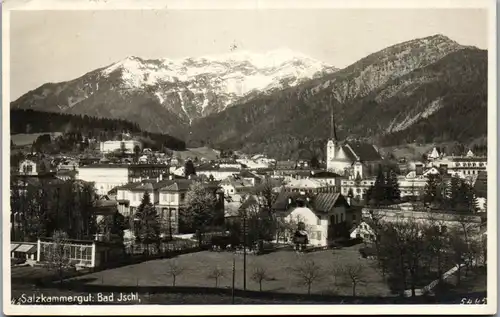 8906 - Oberösterreich - Bad Ischl , Panorama , Salzkammergut - gelaufen 1929