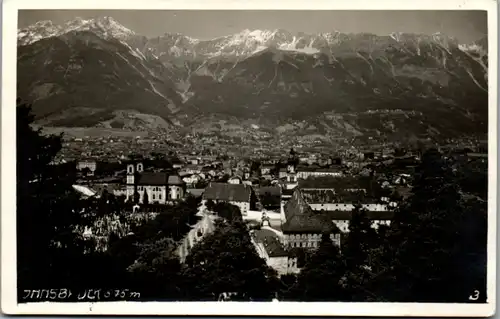 8911 - Tirol - Innsbruck , Panorama - gelaufen 1929