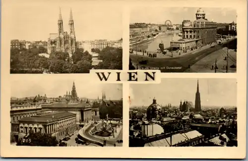 8920 - Wien - Herman Göring Platz , Urania , Mehrbildkarte - nicht gelaufen
