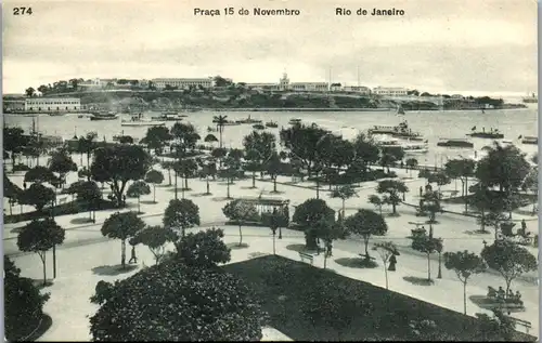 8946 - Brasilien - Rio de Jainero , Praca 15 de Novembro - nicht gelaufen