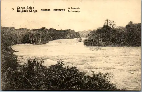 8957 - Belgisch Congo - Congo Belge , Katanga , Kisengwa , Le Lomami - gelaufen 1920