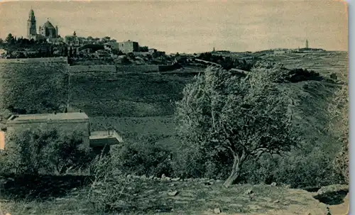 8961 - Palästina - Palestine , Jerusalem , Mount Zion - nicht gelaufen 1921