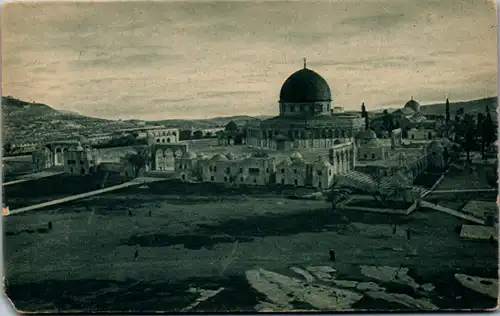 8970 - Palästina - Palestine , The Mosque of Omat and the mountain of Moab - nicht gelaufen 1921