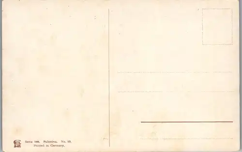 8990 - Ägypten - Der Serbal vom Wadi Firan aus , sgniert Friedrich Perlberg - nicht gelaufen