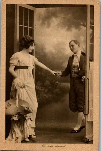9011 - Motiv - Romantik , Paar , Es war einmal - gelaufen 1919