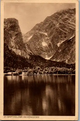 9026 - Deutschland - St. Bartholomä am Königssee - gelaufen 1929