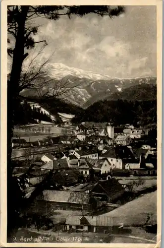 9027 - Niederösterreich - St. Aegyd am Neuwalde mit Göller - gelaufen 1937