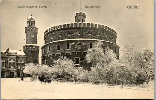 9062 - Deutschland - Görlitz , Kaisertrutz , Reichenbacher Turm - nicht gelaufen