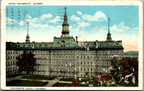 9093 - Kanada - Quebec , Laval University - gelaufen 1928
