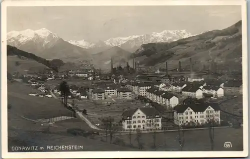 9125 - Steiermark - Donawitz mit Reichenstein , Stahlwerk - gelaufen 1929