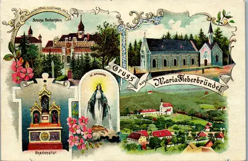 9149 - Steiermark - Gruss aus Maria Fieberbründel - gelaufen 1955