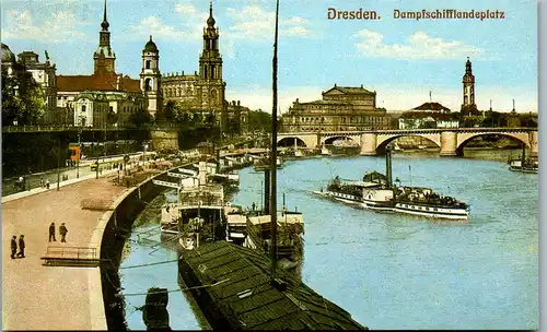 9151 - Deutschland - Dresden , Dampfschifflandeplatz - nicht gelaufen