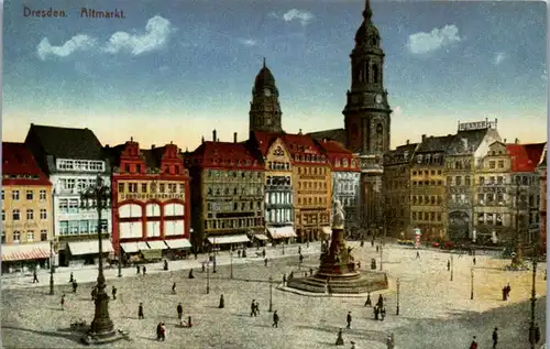 9154 - Deutschland - Dresden , Altmarkt - nicht gelaufen