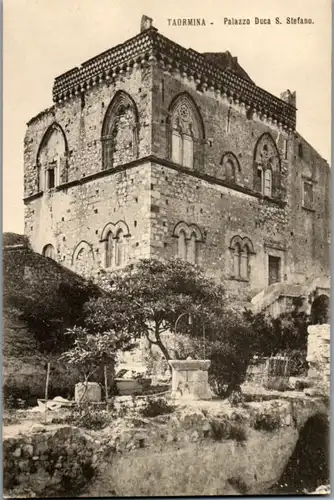 9158 - Italien - Taormina , Palazzo Duca S. Stefano - nicht gelaufen