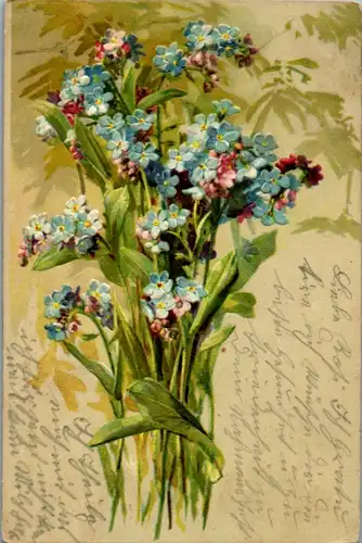 9179 - Motiv - Blumen , Blumenstrauß ,  - gelaufen 1903