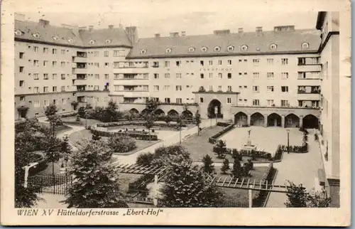 9192 - Wien - Hütteldorferstraße , Ebert Hof - gelaufen 1930