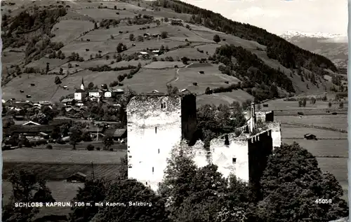 9197 - Salzburg - Kaprun , Schloss Kaprun - gelaufen 1956