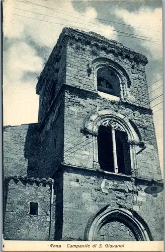 9224 - Italien - Enna , Campanile di S. Giovanni - nicht gelaufen