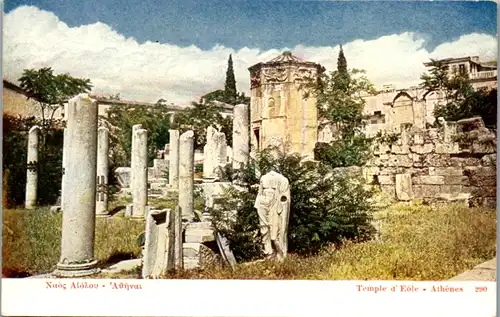 9241 - Griechenland - Athen , Athenes , Temple d' Eòle - nicht gelaufen 1941