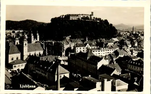 9252 - Slowenien - Ljubljana , Laibach , Altstadt - nicht gelaufen 1943