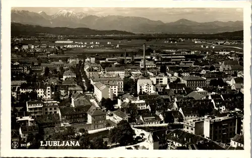 9256 - Slowenien - Ljubljana , Laibach , Panorama - nicht gelaufen 1943