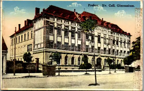 9275 - Slowakei - Presov , Ev. Coll. Gimnasium - nicht gelaufen 1939