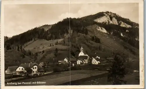 9277 - Steiermark - Arzberg bei Passail mit Gösser - nicht gelaufen 1929